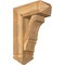 Ekena Millwork Balboa Arts and Crafts Rough Sawn Bracket w/ Offset Brace, Western Red Cedar, 8"W x 20"D x 28"H BKT0806X20X28BOA03RWR - alternate 1